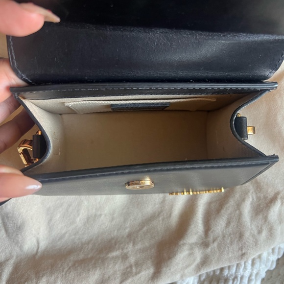 JACQUEMUS signature leather bag in Black leather, gold details. With dus… - Picture 14 of 16